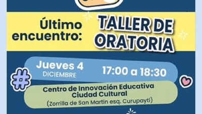 Pon&eacute; Primera a tu Futuro: taller de Oratoria