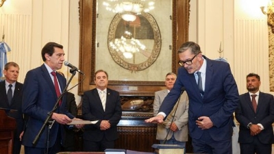 Sadir posesion&oacute; a Alejandro Bossatti como Procurador General del MPA