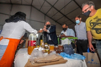 Inici&oacute; la Expo Productiva con presencia del gobernador Morales