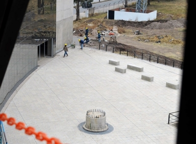 Las cuatro obras de finalizaci&oacute;n del Complejo Ministerial, en plena actividad