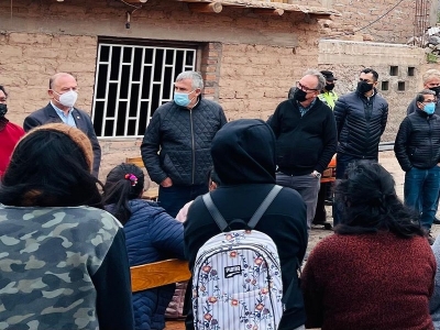 Morales visit&oacute; la comunidad de Coquena en Purmamarca