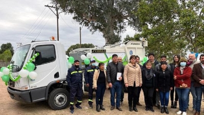 Arrayanal recibi&oacute; un moderno cami&oacute;n de recolecci&oacute;n de residuos