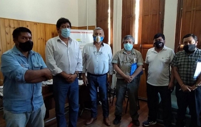 Reuni&oacute;n con la Liga Quebrade&ntilde;a de f&uacute;tbol para articular acciones en actividades regionales