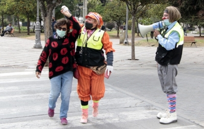 Trabajos de Seguridad Vial para el cuidado y concientizaci&oacute;n de peatones