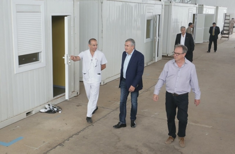 Avanza obra de hospital de campa&ntilde;a en Ciudad Cultural