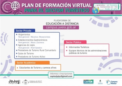 Prestadores participan de los cursos on line de Turismo Naci&oacute;n