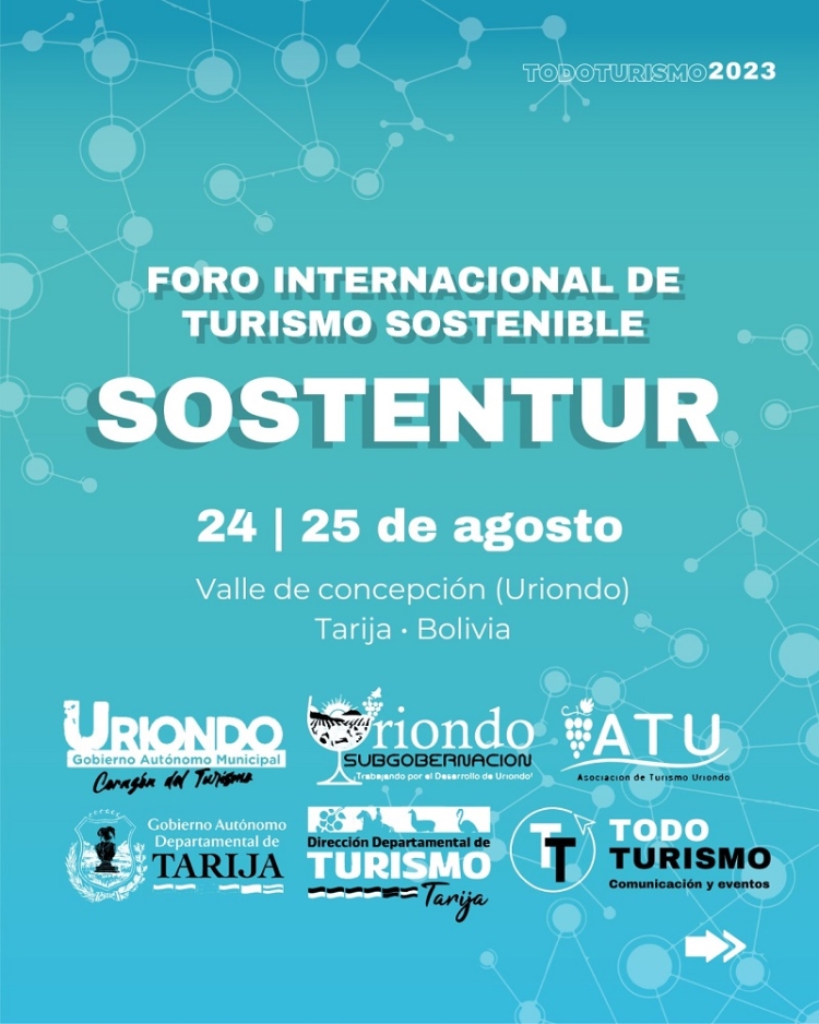 SOSTENTUR 2023: Se ultiman detalles hacia la pr&oacute;xima realizaci&oacute;n del Foro Internacional de Turismo en Tarija