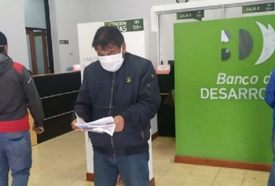 Pago del REBA en el Banco de Desarrollo