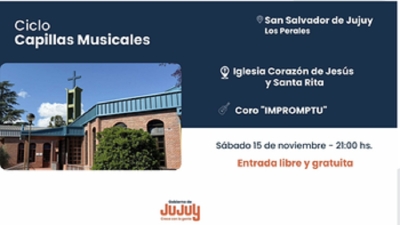 Coro Impromptu en el Ciclo Capillas Musicales