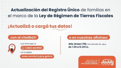 Lotes fiscales: carga y actualizaci&oacute;n de datos en el Registro &Uacute;nico