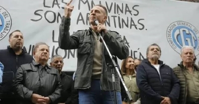 La CGT march&oacute; en &ldquo;defensa de la industria nacional" con duras cr&iacute;ticas al Gobierno