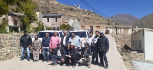 Coe en Caspal&aacute;: entrega de materiales, evaluaciones estructurales y proyecciones de trabajos