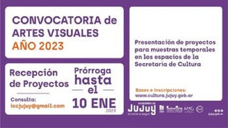 Extienden la convocatoria para las Muestras Temporales 2023