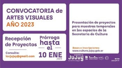 Extienden la convocatoria para las Muestras Temporales 2023