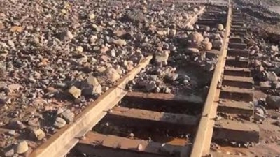 Tren solar de la Quebrada: "Cambios en el servicio debido a desprendimiento de terrapl&eacute;n"