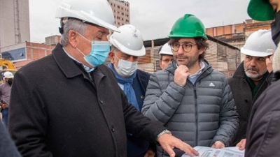 Gerardo Morales verific&oacute; el estado de obra del mega proyecto del Cabildo