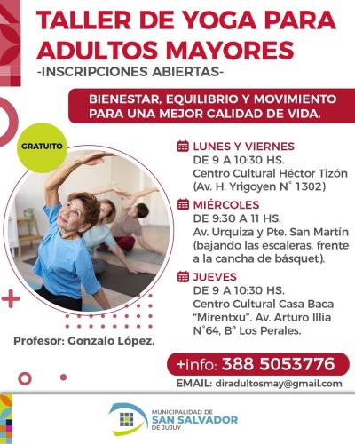 Amplia propuesta de talleres para adultos mayores en la ciudad