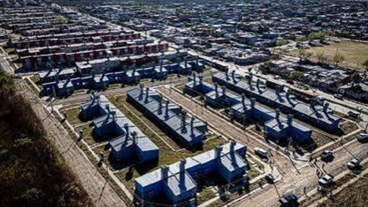 Con fondos provinciales, el Gobierno retom&oacute; la construcci&oacute;n de las 45 viviendas paralizadas en Alto Comedero