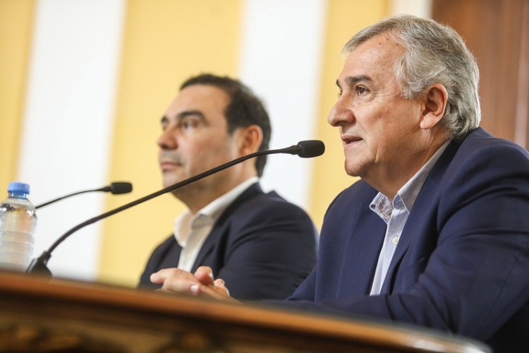 &ldquo;Somos de la misma escuder&iacute;a&rdquo;, afirm&oacute; Morales en Corrientes respecto de su relaci&oacute;n con Vald&eacute;s