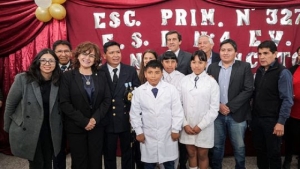 Sadir inaugur&oacute; el nuevo edificio de la escuela rural N&deg; 327 en San Juancito