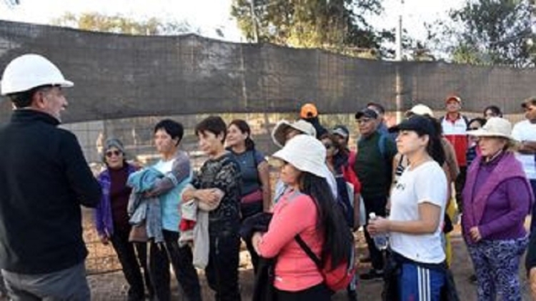 Caminata Saludable, Tur&iacute;stica y Cultural hacia el Museo Lola Mora