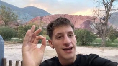 Nico Voutrinas enamorado del paisaje juje&ntilde;o