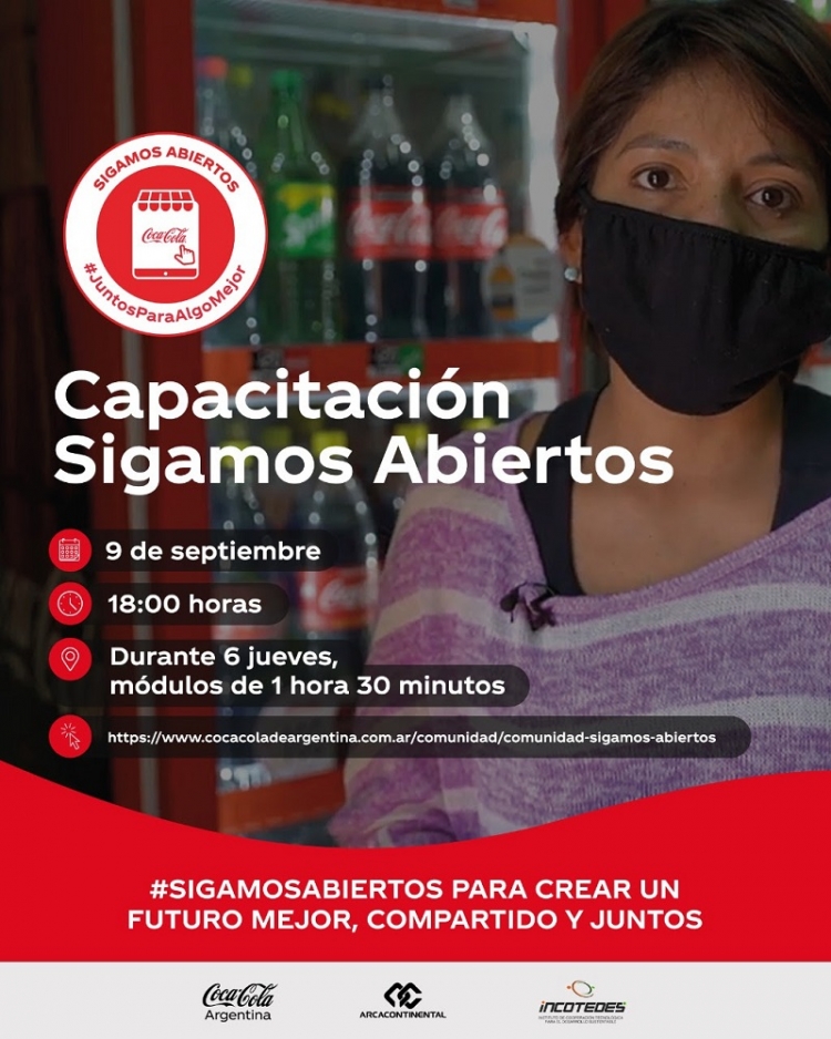 Coca-Cola Argentina lanza la convocatoria &ldquo;Sigamos Abiertos&rdquo; para fortalecer a los comercios de barrio del Norte Argentino
