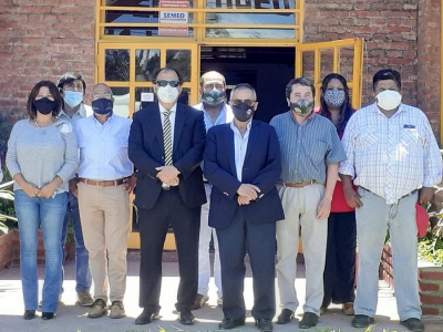 El ministro de Trabajo y Empleo visit&oacute; la Agrot&eacute;cnica Ricardo Hueda