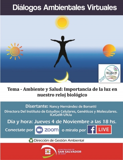 "Ambiente y salud, importancia de la luz en nuestro reloj biol&oacute;gico&rdquo;