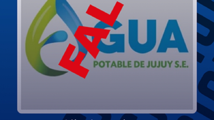 Agua Potable de Jujuy desmiente categoricamente publicaciones falsas en redes sociales