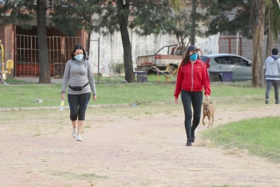 Con todos los protocolos vuelven las caminatas y trotes en Palpal&aacute;