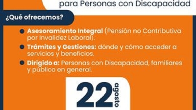Oficina M&oacute;vil de gesti&oacute;n para personas con discapacidad en Catua