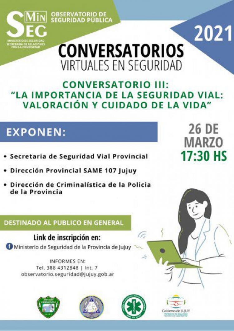 Conversatorio III: "La Importancia de la Seguridad Vial: Valoraci&oacute;n y Cuidado de la Vida"