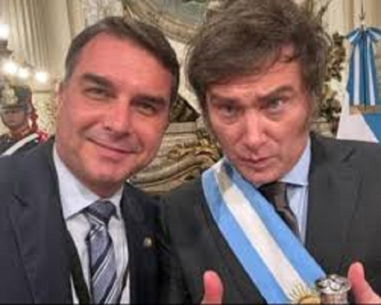 Javier Milei y Fl&aacute;vio Bolsonaro se reunir&aacute;n en un pleno desaf&iacute;o a Lula