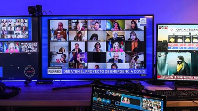 Los senadores del FdT acordaron cambios en el proyecto sobre restricciones en pandemia