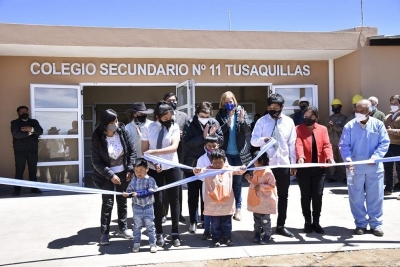 Inauguraron el edificio de la Escuela Secundaria N&ordm; 11 de Tusaquilla