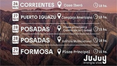 Jujuy se promocionar&aacute; en el norte del Litoral