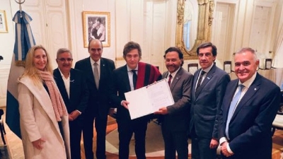 Sadir se reuni&oacute; con Milei