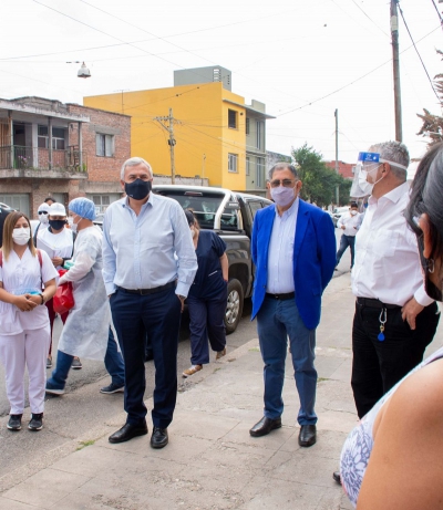 Operativo de control y prevenci&oacute;n de covid en barrio lujan