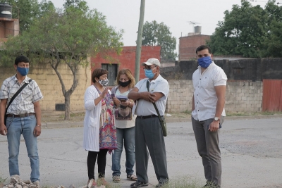 Recorridos barriales para coordinar acciones de mejoramiento integral