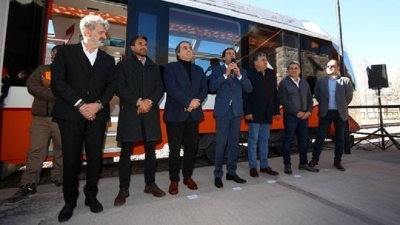 Sadir y funcionarios nacionales vivieron la experiencia del Tren Solar de la Quebrada