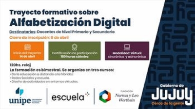 Inscriben para trayecto formativo sobre alfabetizaci&oacute;n digital