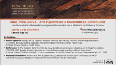 Presentan investigaci&oacute;n sobre arte rupestre de Inca Cueva