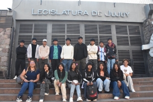 Alumnos de la Escuela Rural Secundaria N°3 visitaron la Legislatura
