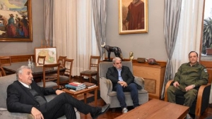 Gerardo Morales y An&iacute;bal Fern&aacute;ndez, en reuni&oacute;n institucional