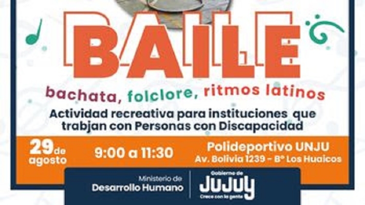 Jornada interinstitucional de ritmo y baile para Personas con Discapacidad