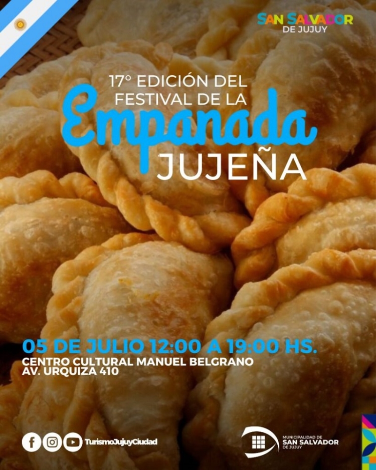 Este s&aacute;bado se realizar&aacute; el 17&deg; Festival de la Empanada Juje&ntilde;a