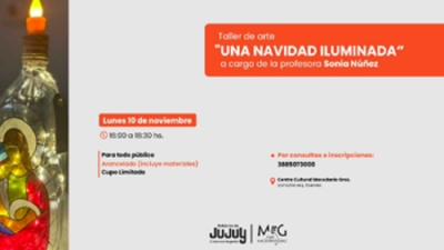 Una Navidad Iluminada, taller de arte invita a crear decoraciones navide&ntilde;as personalizadas