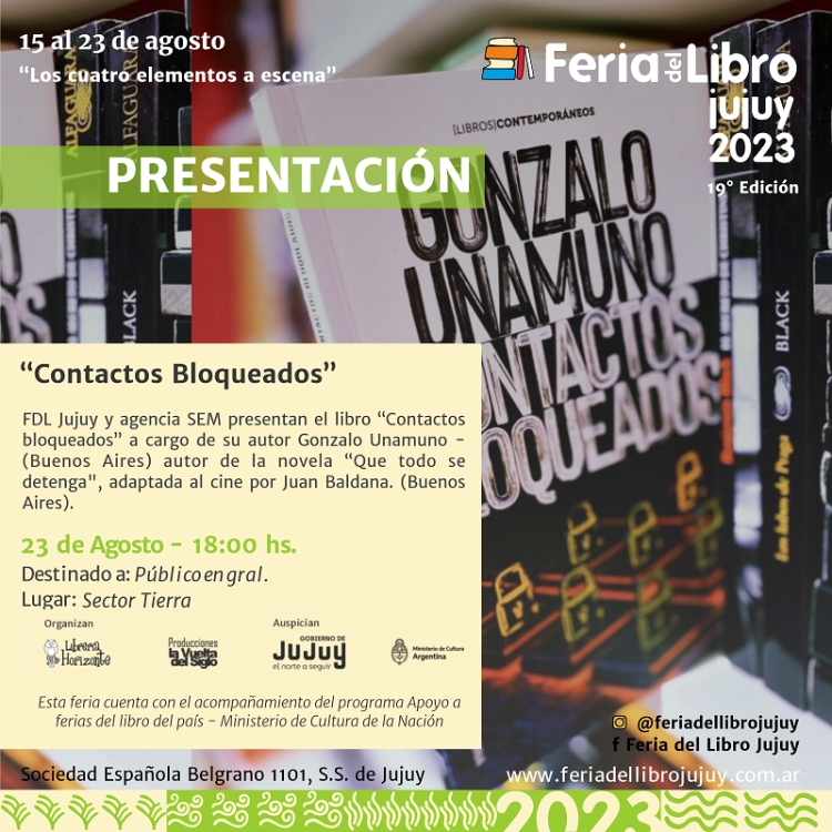 &Uacute;ltimo d&iacute;a para disfrutar de la Feria del Libro Jujuy 2023