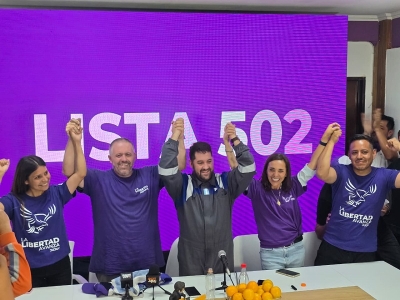 Alianza La Libertad Avanza pint&oacute; de violeta Jujuy y celebr&oacute; el respaldo del pueblo juje&ntilde;o
